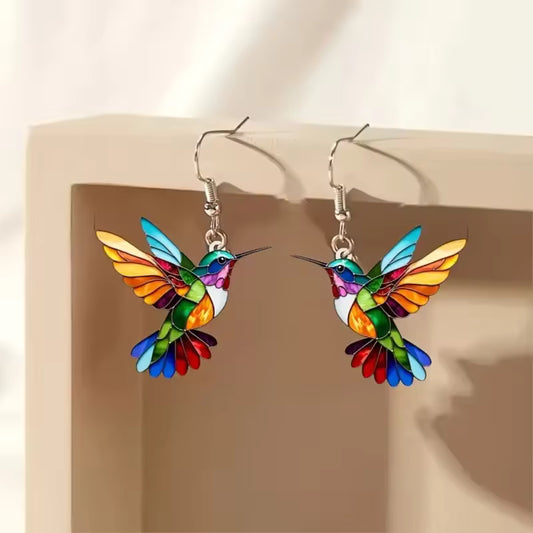 Pendientes Colibrí