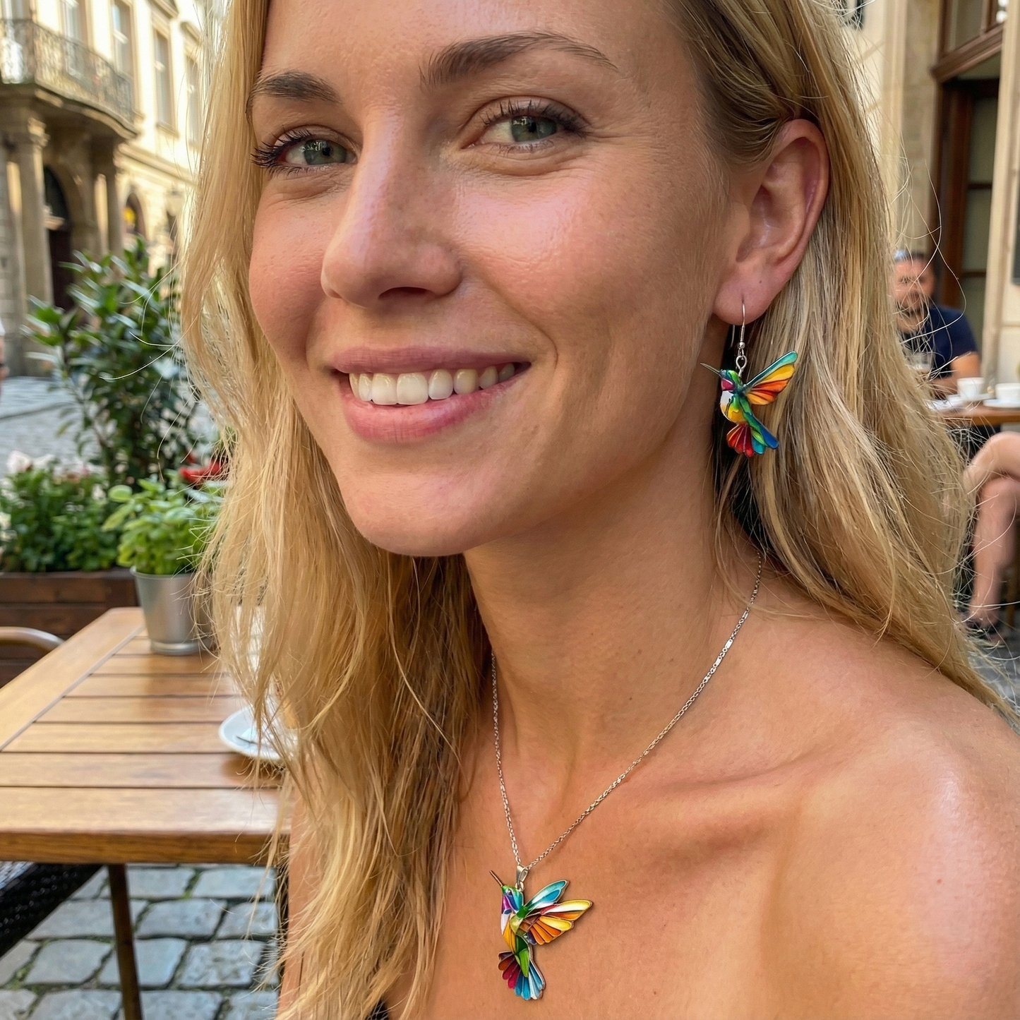 Collar Colibrí | Elegante y Colorido