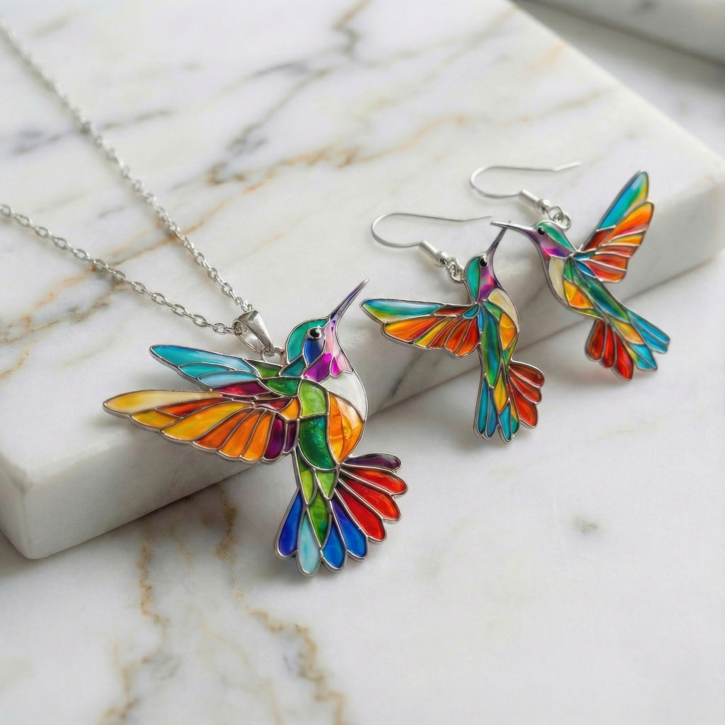 Collar Colibrí | Elegante y Colorido