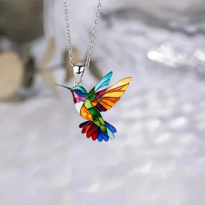 Collar Colibrí | Elegante y Colorido